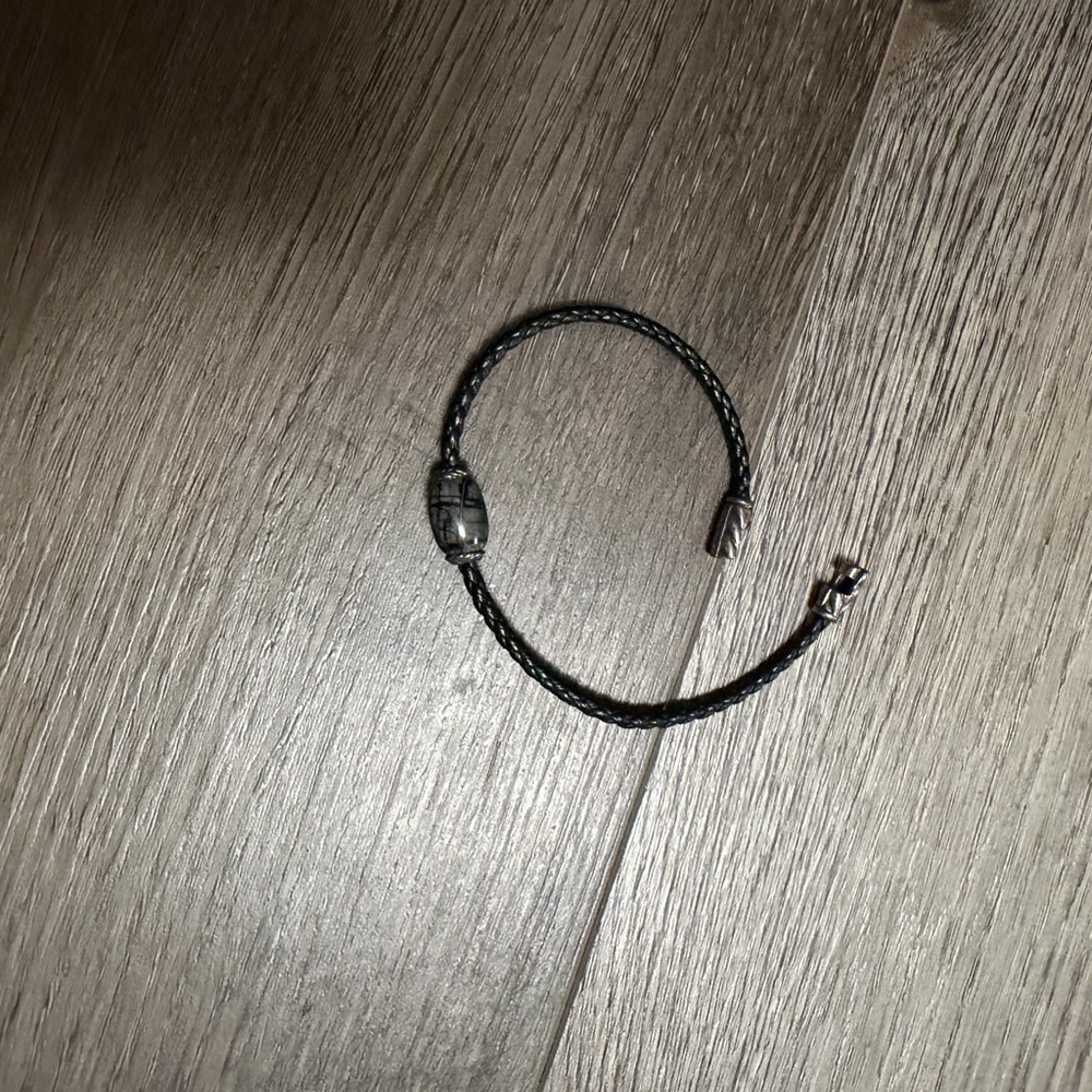 David Yurman Black Braided Bracelet